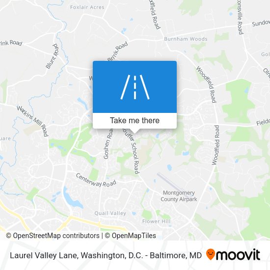 Laurel Valley Lane map
