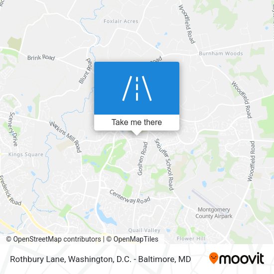 Rothbury Lane map