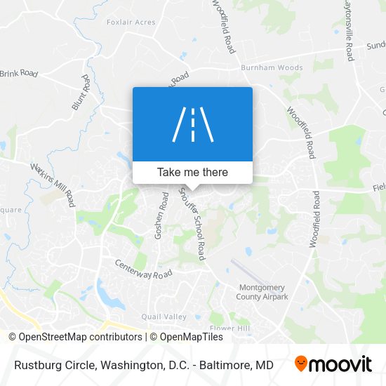 Rustburg Circle map