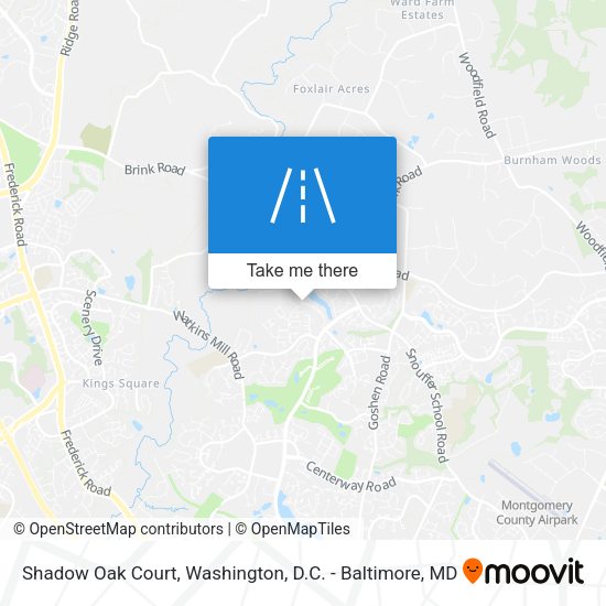 Shadow Oak Court map