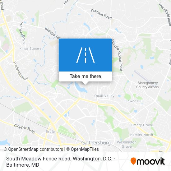 Mapa de South Meadow Fence Road