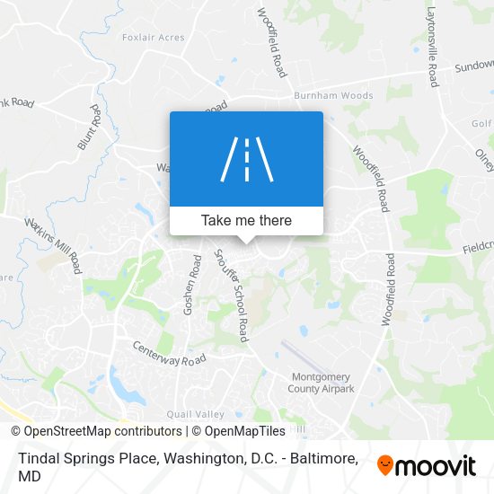 Tindal Springs Place map