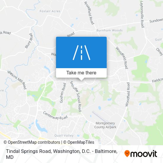 Mapa de Tindal Springs Road