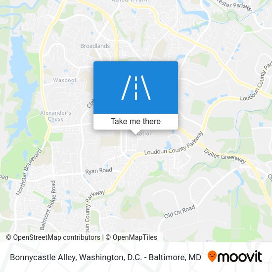Bonnycastle Alley map