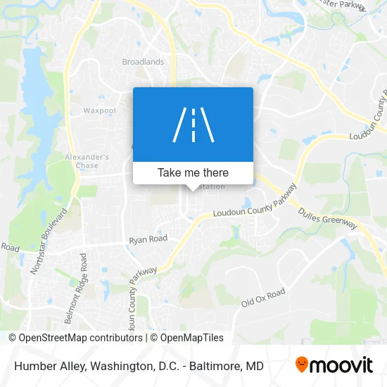 Humber Alley map