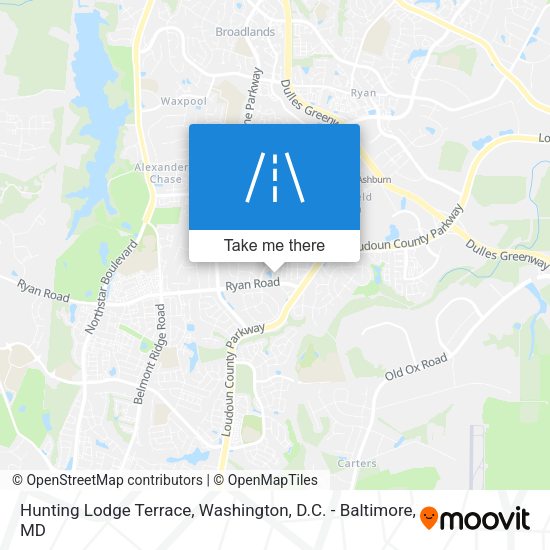 Hunting Lodge Terrace map