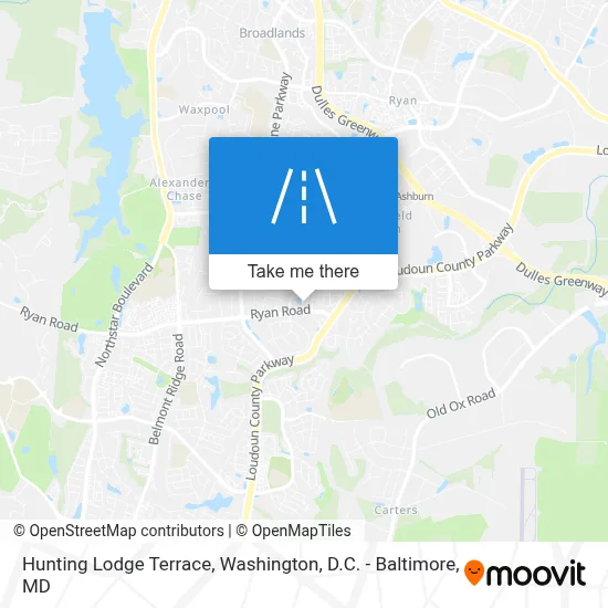 Hunting Lodge Terrace map