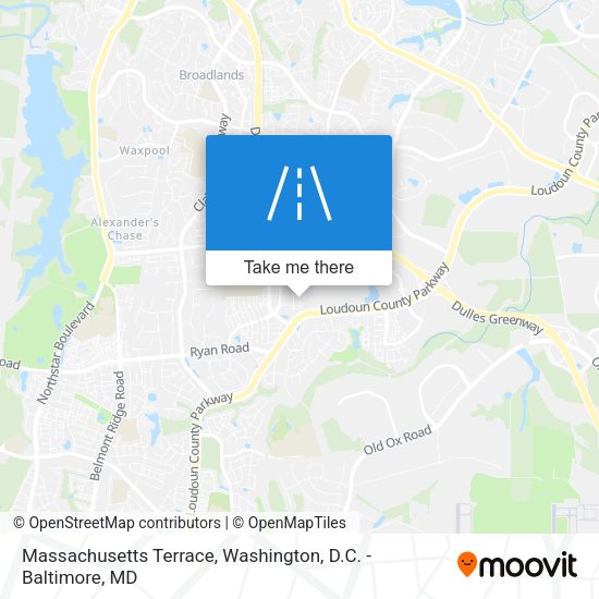 Mapa de Massachusetts Terrace