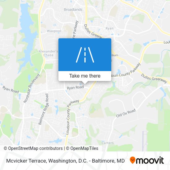 Mcvicker Terrace map