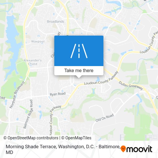 Morning Shade Terrace map