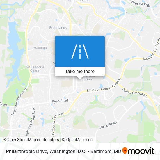 Mapa de Philanthropic Drive