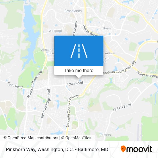 Pinkhorn Way map