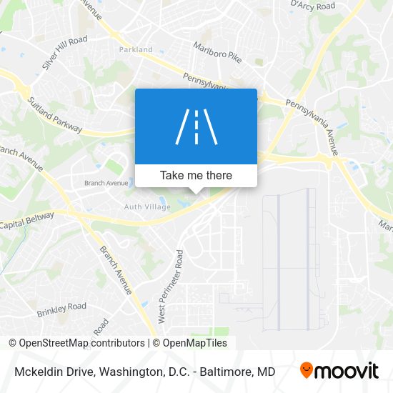 Mckeldin Drive map