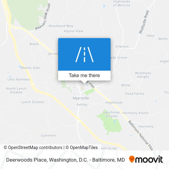 Mapa de Deerwoods Place