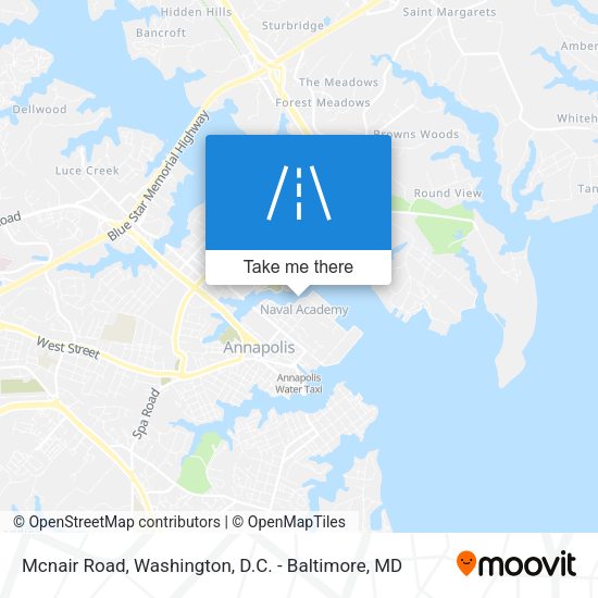 Mcnair Road map