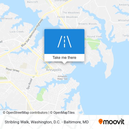 Mapa de Stribling Walk