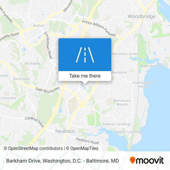 Barkham Drive map