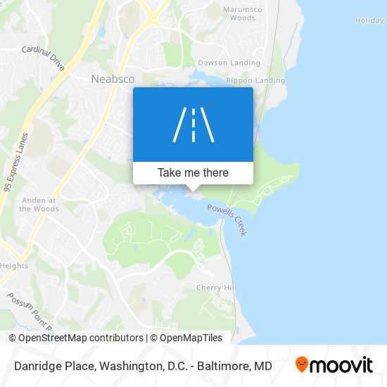 Danridge Place map