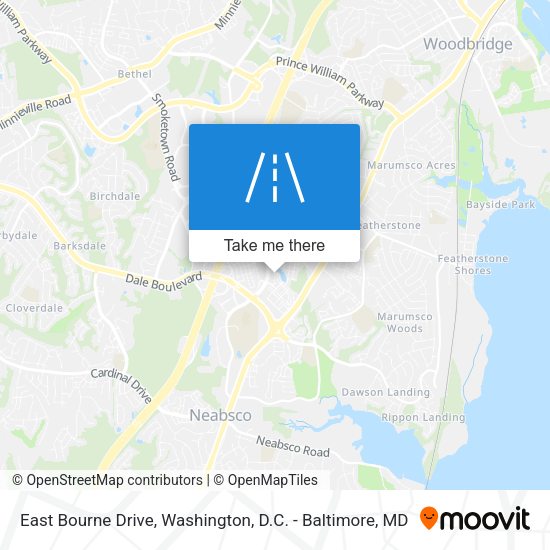Mapa de East Bourne Drive