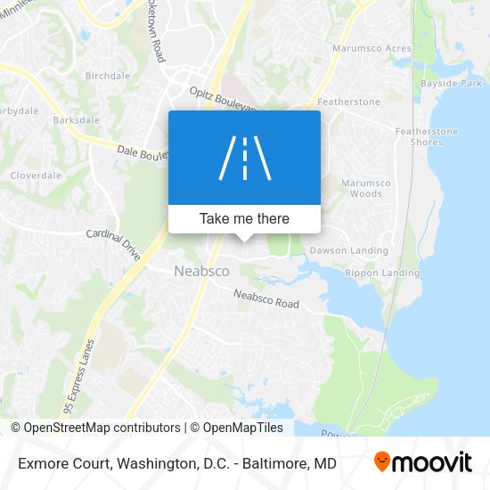 Mapa de Exmore Court