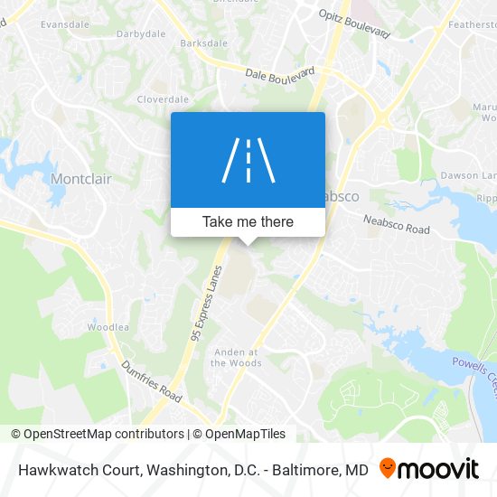 Hawkwatch Court map