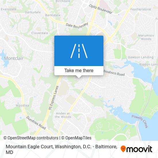 Mapa de Mountain Eagle Court