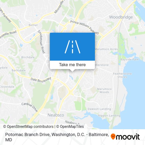 Mapa de Potomac Branch Drive