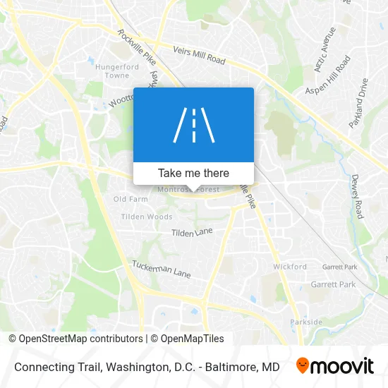 Connecting Trail map