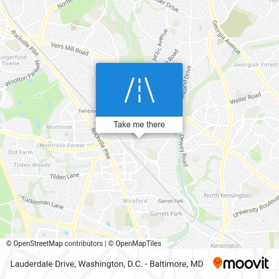 Mapa de Lauderdale Drive