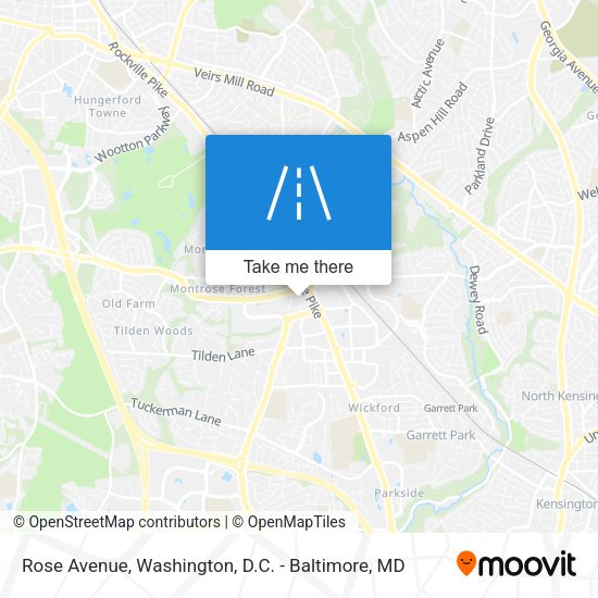 Rose Avenue map