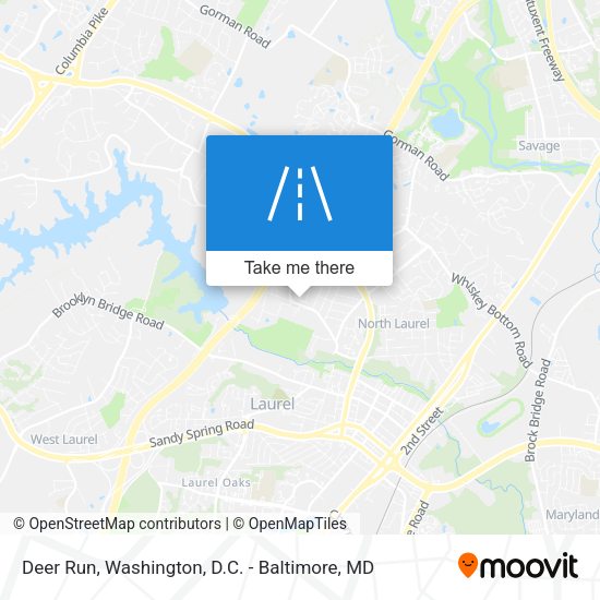 Deer Run map