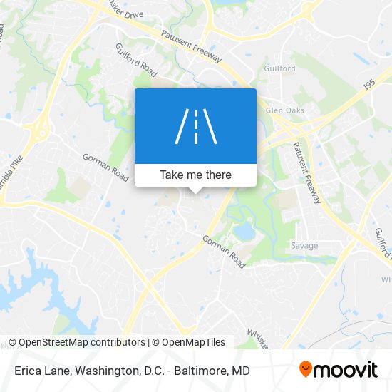 Erica Lane map