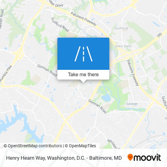 Henry Hearn Way map
