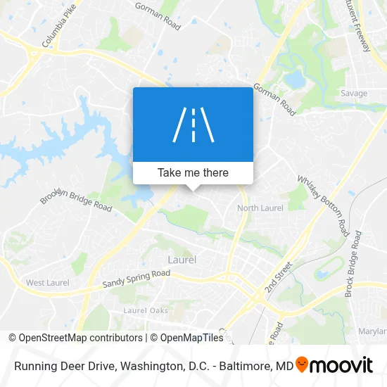 Running Deer Drive map