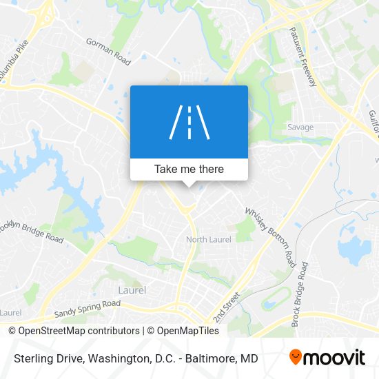 Mapa de Sterling Drive