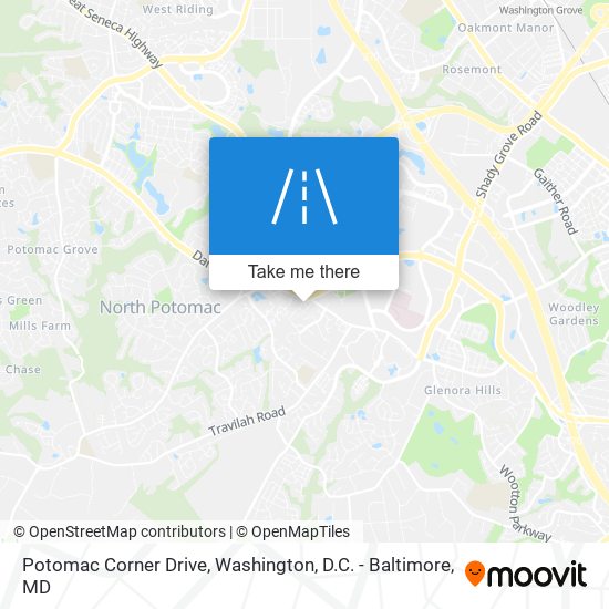 Potomac Corner Drive map