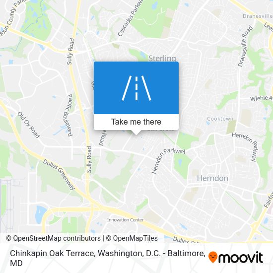 Chinkapin Oak Terrace map
