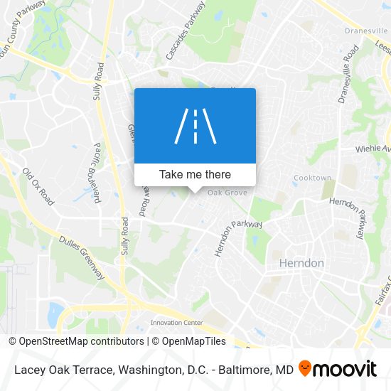Lacey Oak Terrace map