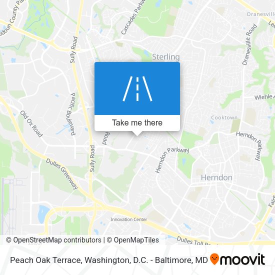 Mapa de Peach Oak Terrace