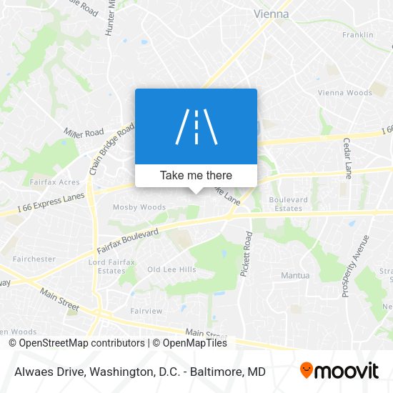 Alwaes Drive map
