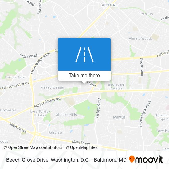Mapa de Beech Grove Drive