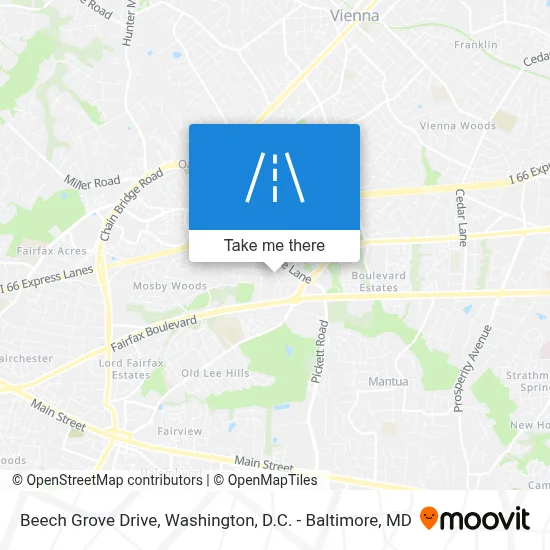 Beech Grove Drive map