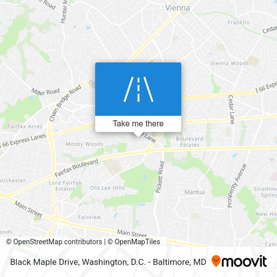 Black Maple Drive map