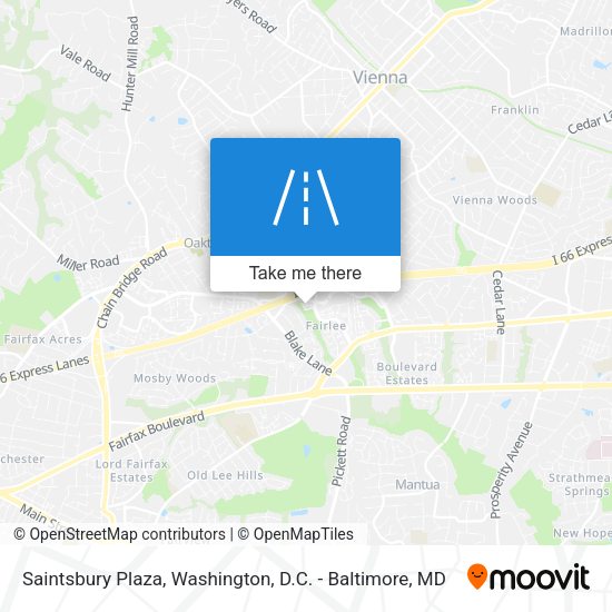 Saintsbury Plaza map
