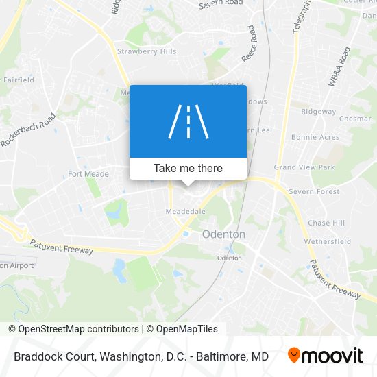 Braddock Court map