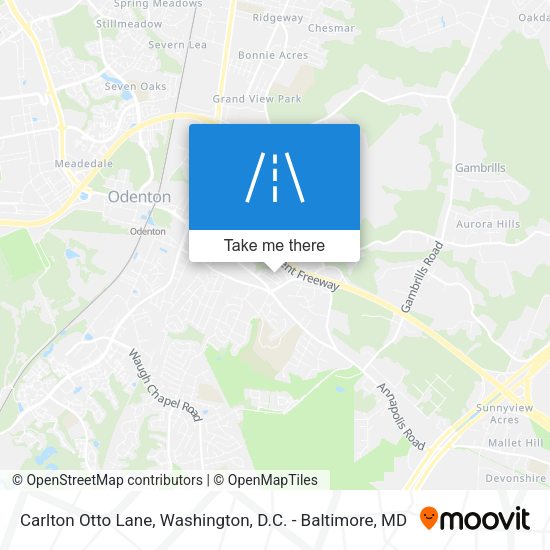 Carlton Otto Lane map