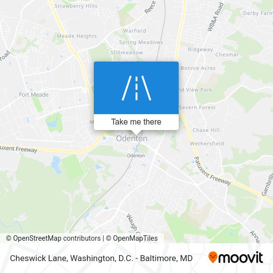 Cheswick Lane map