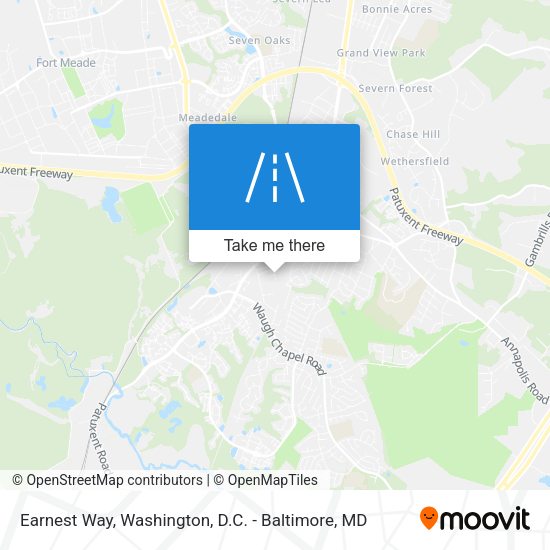 Mapa de Earnest Way