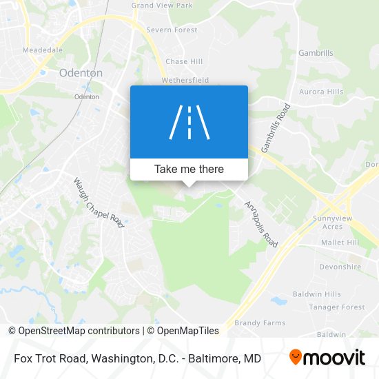 Mapa de Fox Trot Road