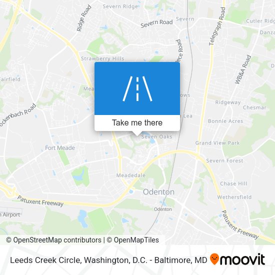 Mapa de Leeds Creek Circle